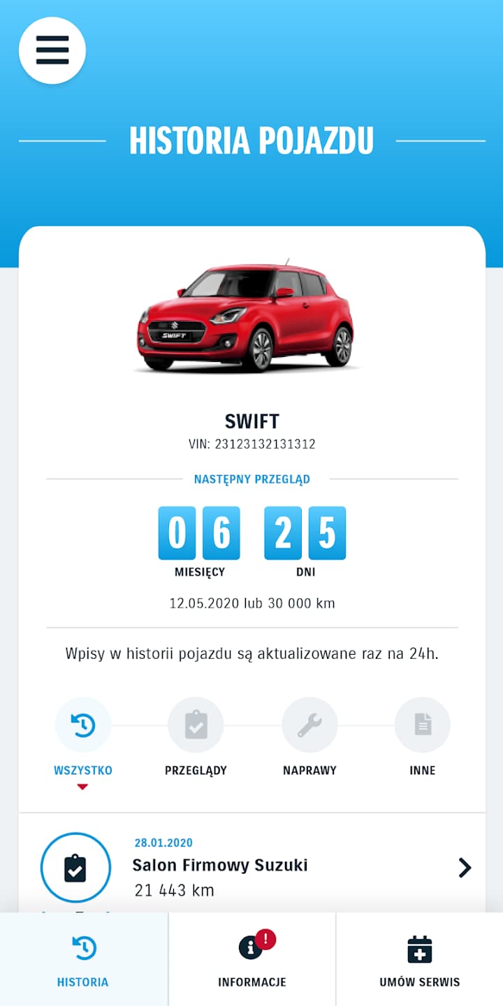 Moje Suzuki screenshot 1