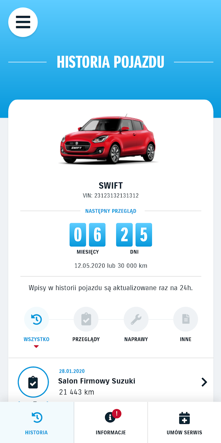 Moje Suzuki screenshot 1