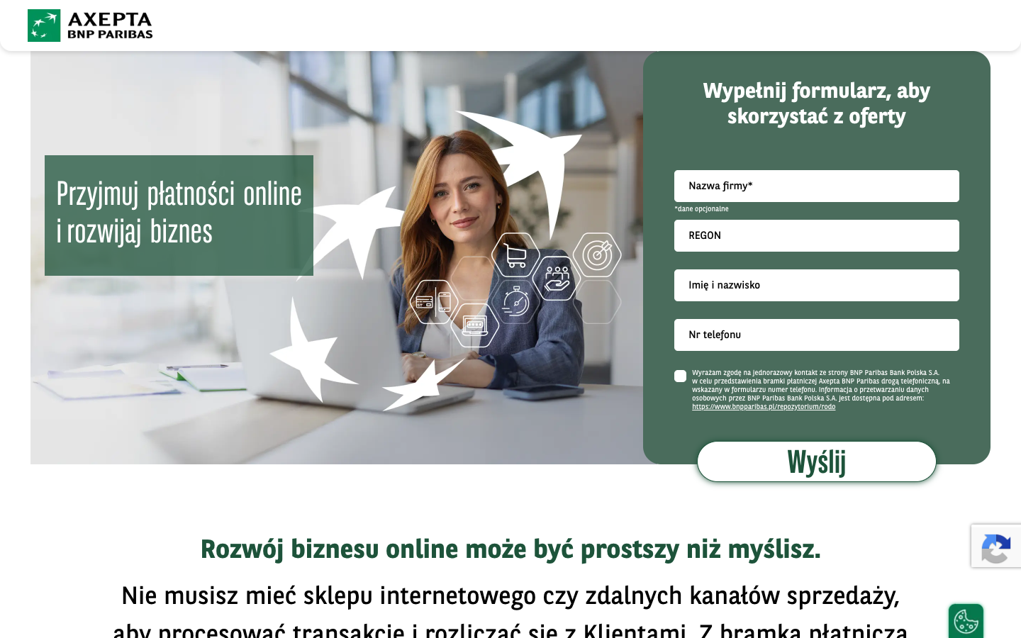 BNP Paribas Axepta - Linki płatnicze