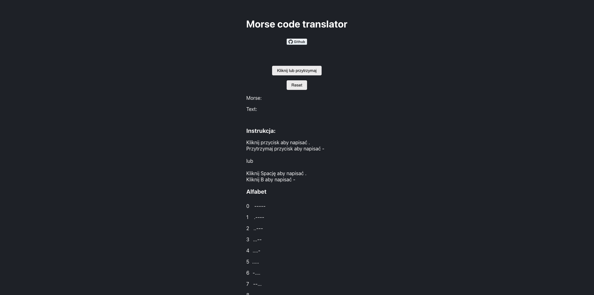Translator Morse