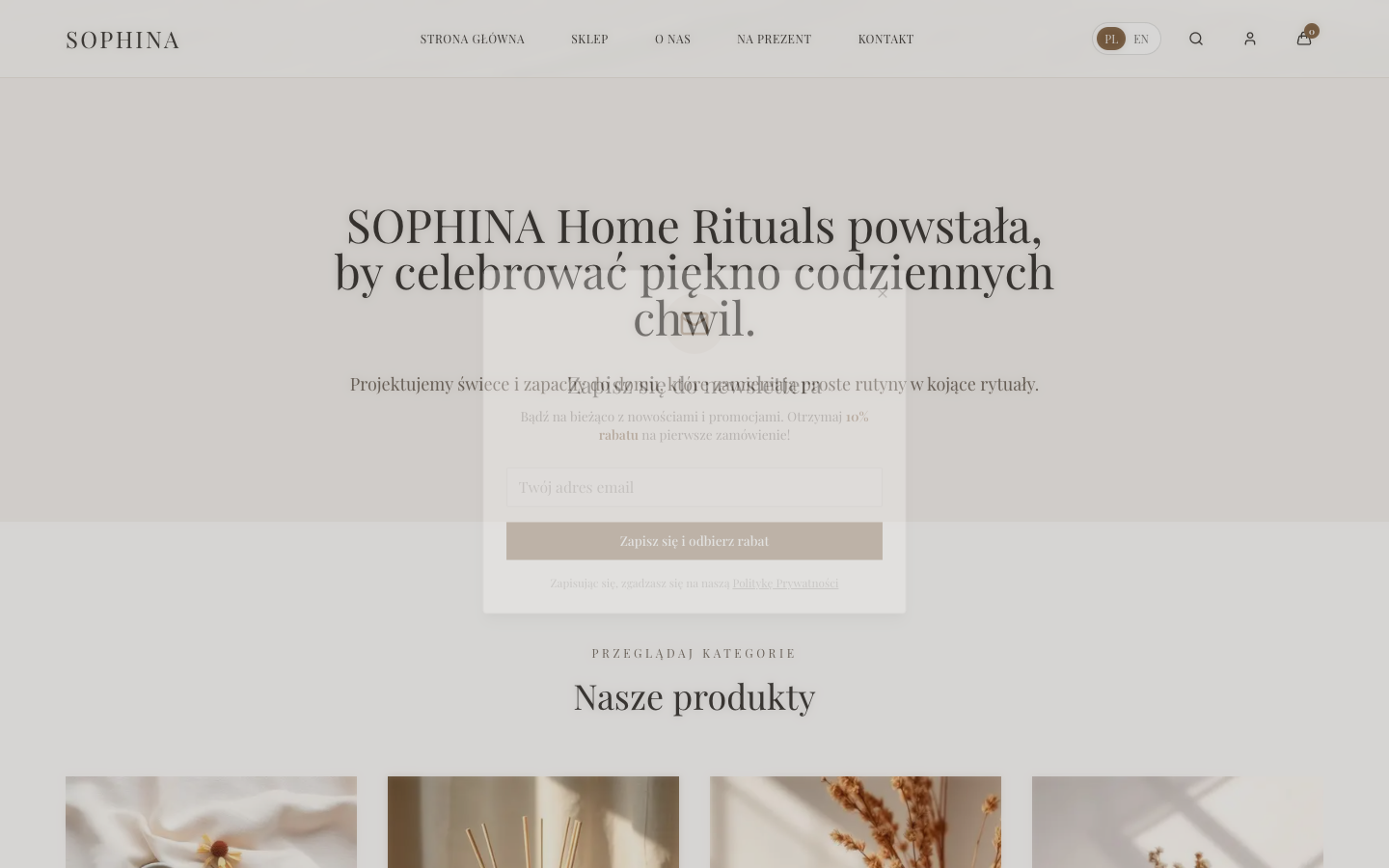 SOPHINA Home Rituals screenshot 2